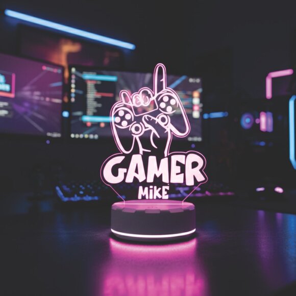 Gaming Sign – LED Decor for Teen Boys - Picture 8 of 8